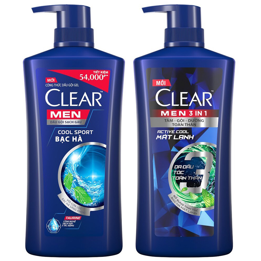 Dầu gội chống rụng tóc Clear Men Active Sport